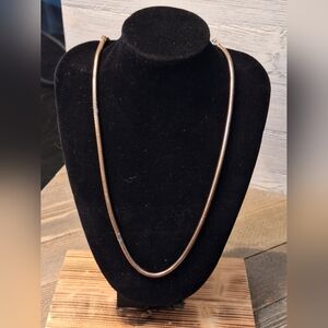 Vtg Gold plated rope chain